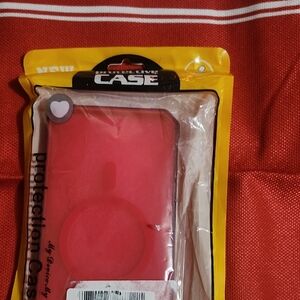 Vibrant Red Protective Phone Case